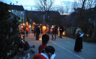 Fackelumzug Fasnachtsfeuer 2012